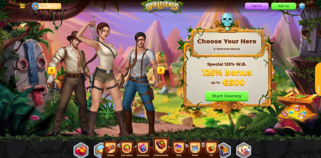WinLegends Casino