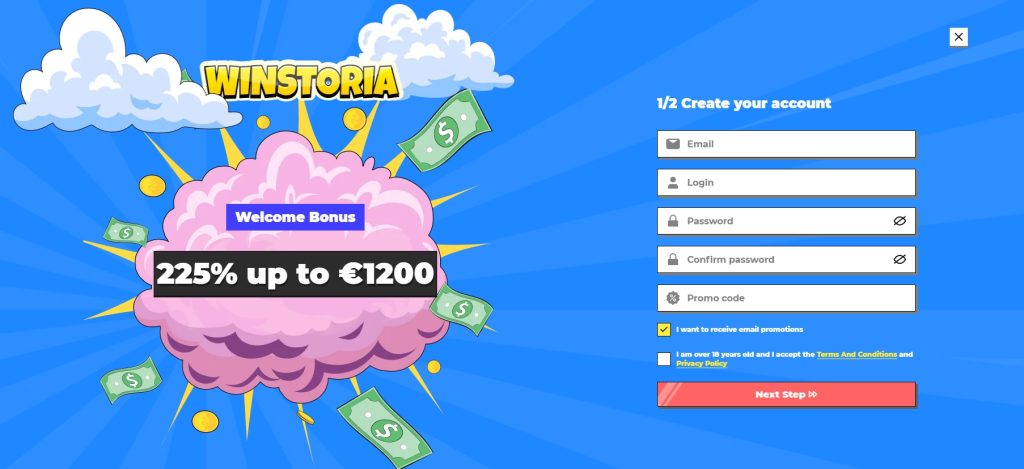 Winstoria login