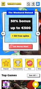 Winstoria mobile