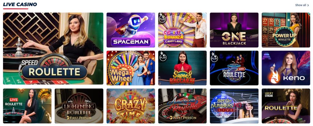 Jupi casino live